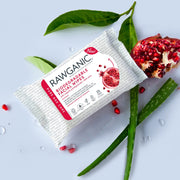 Organic cotton wipes soaked in a nutrient filled water will help you remove daily pollutants. Skin moisturising  biodegradable facial wipes  with pomegranate and aloe vera extracts. Simply the best face wipes on the market.